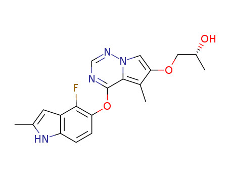 1-[[4-[(4-Fluoro-2-methyl-1H-indol-5-yl)oxy]-5-methylpyrrolo-[2