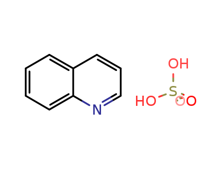 Quinolinium hydrogen sulphate
