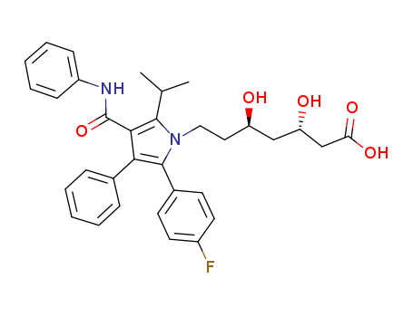 7-[2-(4-fluorophenyl)-3-phenyl-4-(phenylcarbamoyl)-5-propan-2-ylpyrrol-1-yl]-3