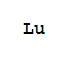 Lutetium foil