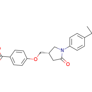 (S)-(+)-4-[1-(4-tert-Butylphenyl)-2-oxo-pyrrolidin-4-yl]methoxybenzoic acid