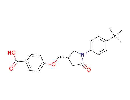 (S)-(+)-4-[1-(4-tert-Butylphenyl)-2-oxo-pyrrolidin-4-yl]methoxybenzoic acid
