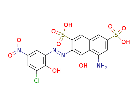 8-Amino-2-(3-chloro-2-hydroxy-5-nitrophenylazo)-1-naphthol-3