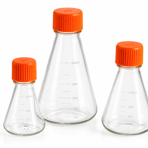 Erlenmeyer Flask with Vent Cap, Sterile, Disposable